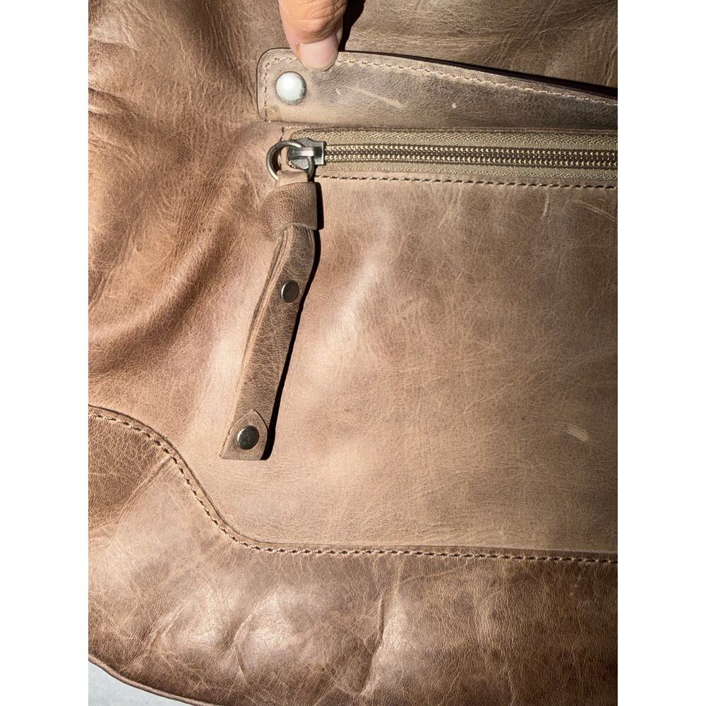 FRYE Mellissa zip boho large leather purse - Picture 13 of 16